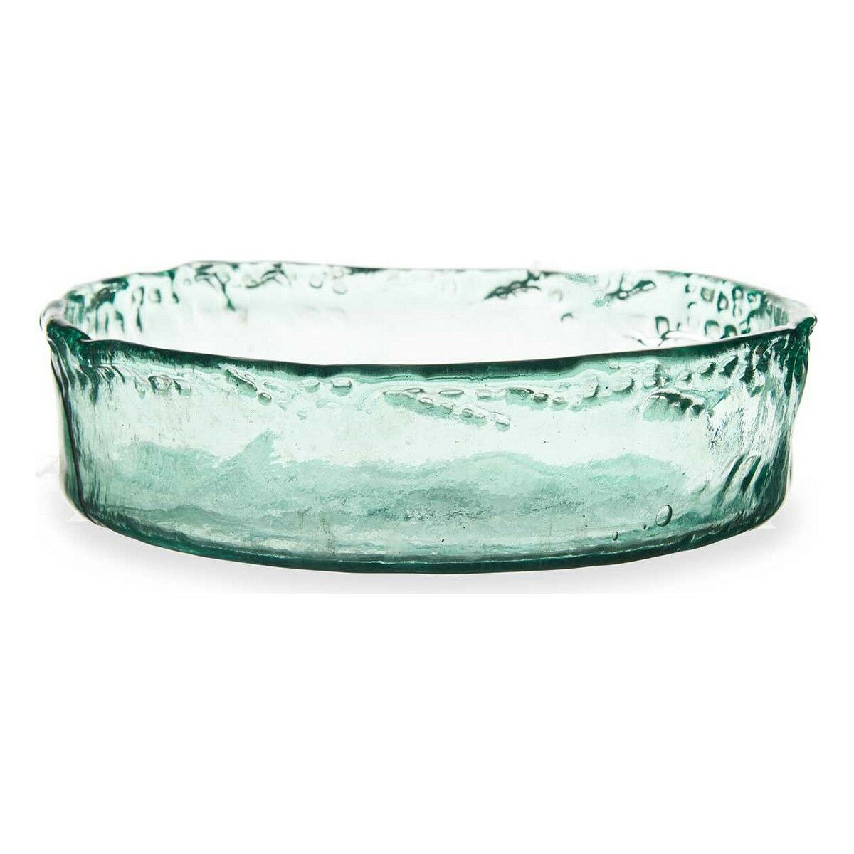 Centerpiece Gift Decor Transparent Crystal Recycled glass 30 x 8 x 30 cm (2 Units)